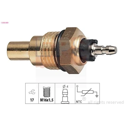 Image de EPS 1.830.009 Sonde De Température Liquide Refroidissement Made in Italy OE Equivalent SUZUKI: SJ 410 SUV Cabriolet, Grand Vitara 1
