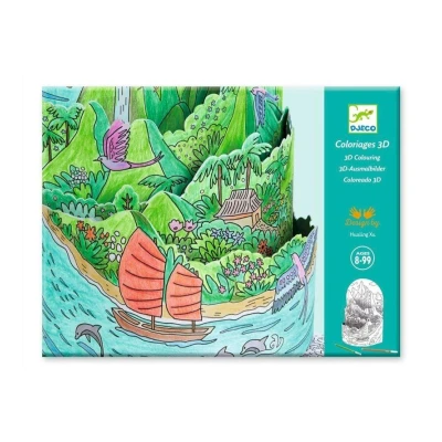 Image de Djeco 3D coloriage on top of my island
