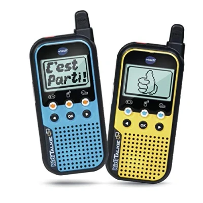 Image de VTech KidiTalkie, Talkie Walkie enfants, jouet électronique éducatif Version FR