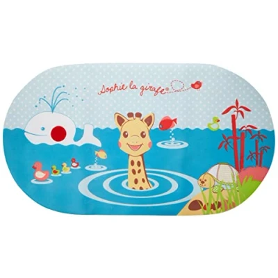 Image de Sophie la girafe Tapis d&#039;eau avec Indicateur de Température bain bébé Jouet Eveil Anti dérapant 70 x 39 1 cm