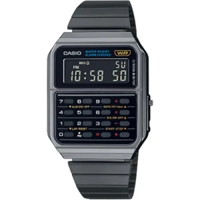 Image de Casio Heritage Unisex Montre à affichage digital anthracite/silvercoloured, Taille: One Size, Anthracite/silver coloured