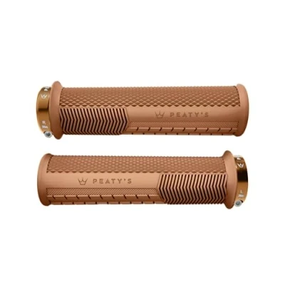 Image de Peaty&#039;s Monarch Grips Gomme/molette/épaisse Contrôle de la Course, durables, Barres Doigts ergonomiques, Coussinet Pouce Confortable, équitation Toute journée, Toutes Saisons et terrains