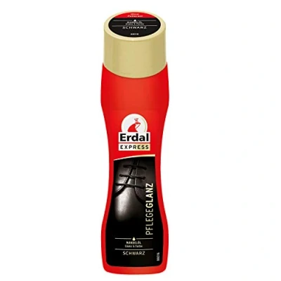 Image de 75 ml de soin des chaussures Erdal Express, avec huile d&#039;amande noire, nourrit, protège et rafraîchit la couleur, 1 paquet (1 x ml) (noir), cire d&#039;abeille