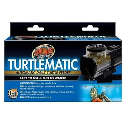Image de Zoo Med Turtlematic Automatic Daily Turtle Feeder Easy to Use &amp; Fun Watch