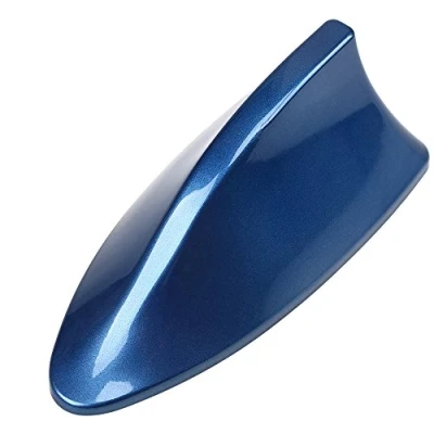 Image de Possbay Antenne Requin D&#039;aileron de Universelle Voiture avec AM FM Radio Signal Base étanche (Bleu)
