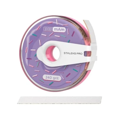 Image de STALEKS PRO BOBBINAIL Dona avec recharge de lime blanche Papmam Expert ATC Donut Distributeur 6 m (Donuts + recharge) Grain 240