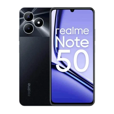 Image de realme Smartphone Note 50 4G 3+64GB, Écran Lumineux 90 Hz, Appareil Photo avec I.A. de 13 MP, Ultra Fin Ses 7,99 mm, Batterie puissante 5 000 mAh, Noir Minuit
