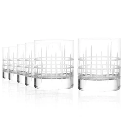 Image de Stölzle_Lausitz Whisky pur I New York Bar Manhattan 320 ml Lot de 6 verres en cristal brillant avec finition décorative mate incassables et passent au lave vaisselle