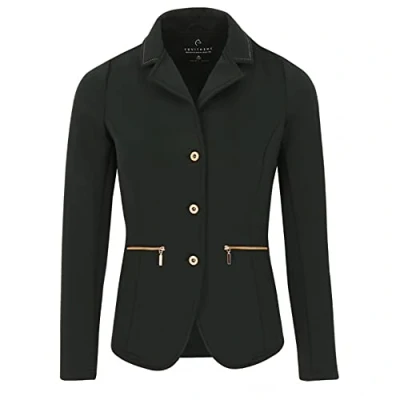 Image de EQUITHÈME Petite Veste de Concours Athens Noir EU 44