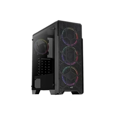 Image de AeroCool Boitier Moyen Tour ATX Ore V1 RGB avec Panneau vitré Noir ACCM PV21033.11