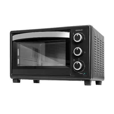 Image de Cecotec Four de comptoir Bake&amp;Toast 2300 Noir, 23 L, Puissance 1500 W, Jusqu&#039;à 230C, 3 modes chauffage : grill, chaleur base