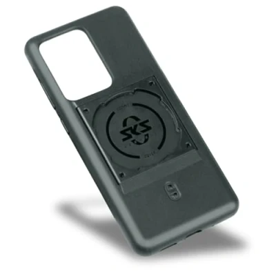 Image de SKS GERMANY COMPIT Cover pour Samsung S20 Ultra, Housse de téléphone Portable avec Dispositif Fixation (Compatible Le système COMPIT, Plastique bi composant résistant, Toucher agréable), Noir