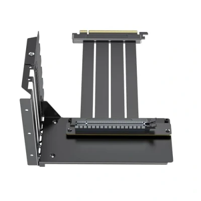 Image de Xilence Riser Cable Set pour Le Montage Vertical de la Carte Graphique dans boîtier Xilent X912.ARGB Gaming PC, Compatible Uniquement avec X Case, Facile, Look élégant, Noir