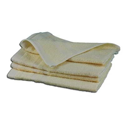 Image de Gözze Serviette d&#039;invité, Lot de 4, Douce et absorbante, 100% Coton, 30 x cm Vanille