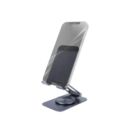Image de Mars Gaming MA RSS, Support Pliable pour Smartphone, Rotation Dynamique 360 + Réglage de la Hauteur et l&#039;angle 180, Aluminium Téléphone Mobile, Antidérapant, Gris Foncé