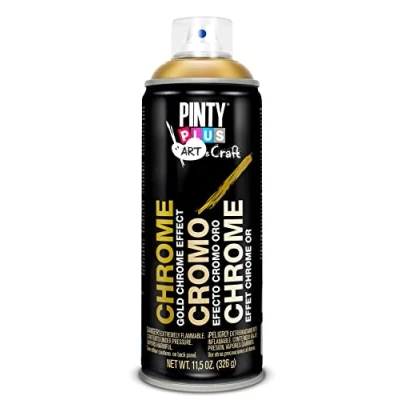 Image de Pinty 223 Bombe effet chrome 520 cc Or C151