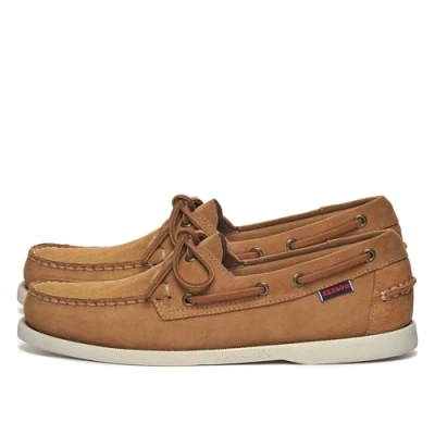 Image de Sebago Chaussures bateau, Homme, Taille: 43, Brown cognac Cuir