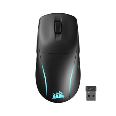 Image de Corsair M75 Wireless RGB Souris de Jeu FPS Légère 26 000 DPI Boutons Latéraux Interchangeables Compatible iCUE PC Noir