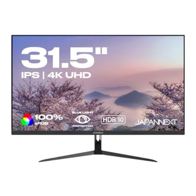 Image de Écran PC JAPANNEXT 31,5 pouces UHD 4K Dalle IPS sRGB 100%