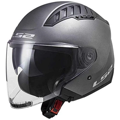 Image de LS2, Casque Moto Jet COPTER Matt Titanium, XS