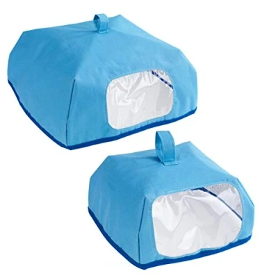 Image de Maximex Cloche isotherme pour plats set de 2, Bleu