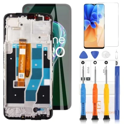 Image de TFT Écran LCD pour Oppo Realme 9 PRO RMX3471 RMX3472 Tactile Digitizer Assemblée Pièces de rechange 5G Affichage avec Outils(Noir)