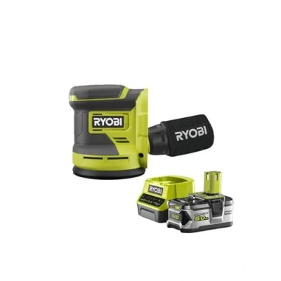 Image de Pack RYOBI Ponceuse excentrique 18V OnePlus RROS18 0 1 Batterie 5.0Ah Chargeur rapide RC18120 150