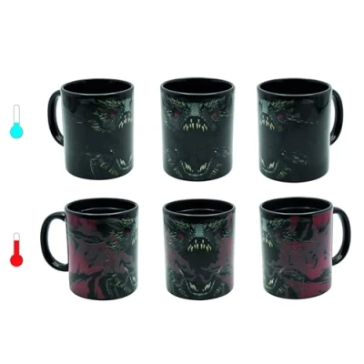 Image de Joytoy Game of Thrones Magic Mug en céramique 320 ml Dans un coffret cadeau 12 x 9 10 cm L&#039;image change lorsqu&#039;elle est chauffée