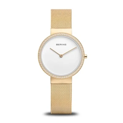 Image de Bering Analog Quarz Montre goldcoloured, Femme, Taille: One Size, Gold coloured