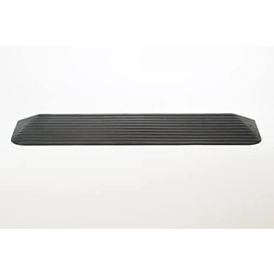 Image de Bepco Rampe de seuil porte pour fauteuil roulant trottoir en caoutchouc d&#039;accès (5,1 x 110 41 cm)