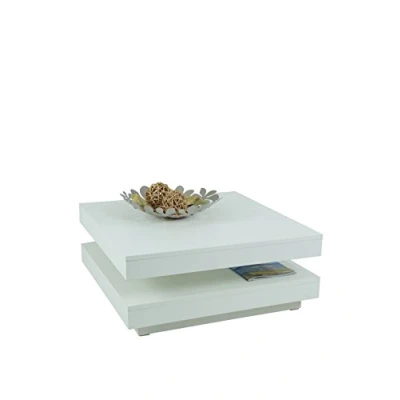 Image de Apollo Ben Table Basse, Chêne, Blanc, 78 x 34 cm