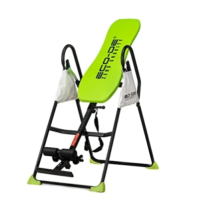 Image de ECODE Table d&#039;inversion gravitationnelle Pliable Zero Gravity. Coussinets Confortables, sécurité, couvertures en Tissu. ECO 847