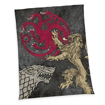 Image de Herding Game of Thrones Couverture Polaire Wellsoft, Multicolore, 200 x 150 cm