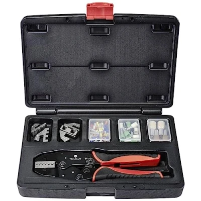 Image de Set d&#039;outils de sertissage TOOLCRAFT TO 7703463 83 pièces embouts câble 0.5 à 35 mm²