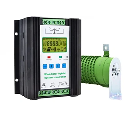 Image de 2700W Solaire Énergie Éolienne Contrôleur Charge Hybride 12V/24V/48V Identification Avec Écran LCD Vent : 1500W + 1200W Génération D&#039;énergie ( Color 800W , S