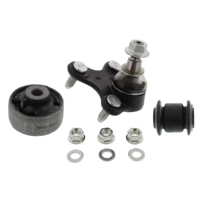 Image de MAPCO 57264 Kit de réparation, bras triangulaire Essieu avant gauche, inférieur avec rotule suspension, monture, support en caoutchouc