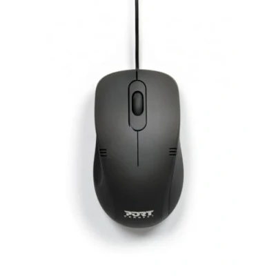 Image de Port Connect Souris Filaire USB a ambidextre &amp; Design Noire