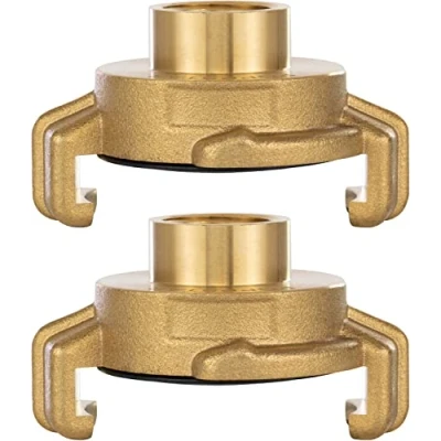 Image de Poppstar 2x Raccord Rapide en Laiton 3/8 pouces filetage Femelle (raccord système Geka 3/8&quot;)