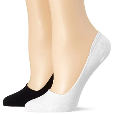Image de DIM Socquettes Femme Modal Sensation Soie Douce x2, Noir/Blanc, 39 42