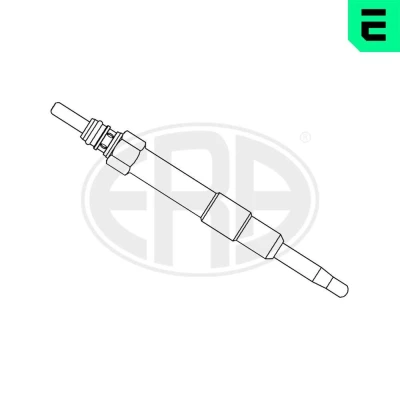 Image de ERA 886005 Bougie de préchauffage 11V M10X1 OPEL: Zafira B, Astra H GTC, 3/5 portes, FIAT: Doblo I Break, Cargo, Punto II portes