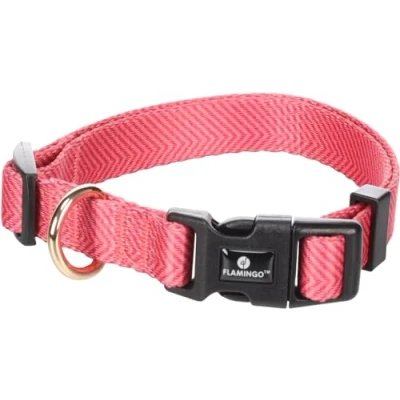 Image de Flamingo Collier Chien Noekie Rose S 30 45cm x 15mm Réglable en continu avec Boucle à clic