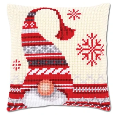 Image de Vervaco Kit de Coussin au Point Croix, Elfe Noël 1
