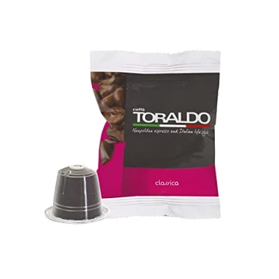 Image de CAFFE TORALDO Compatibile Nespresso* MISCELA CLASSICA 100 PZ 2 PACCHI TCBRT002 ALDBRT002 TORNXP