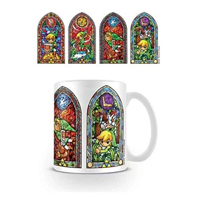 Image de The Legend of Zelda Vitraux Link Mug, Céramique, Multicolore, 315 ml/11 oz