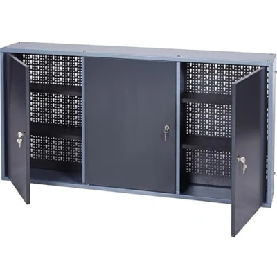 Image de Armoire à outils avec 3 portes et 4 étagères 1200 x 190 600 mm