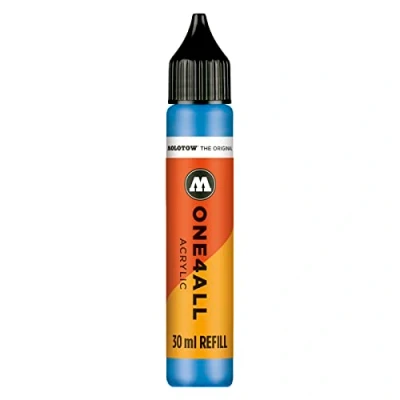 Image de Molotow ONE4ALL Recharge acrylique pour marqueur permanent Couleur 230 Bleu 30 ml