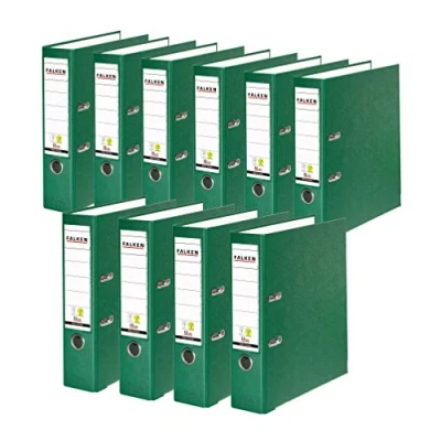 Image de Falken Classeur Rigide DIN A4 10er Pack breit vert