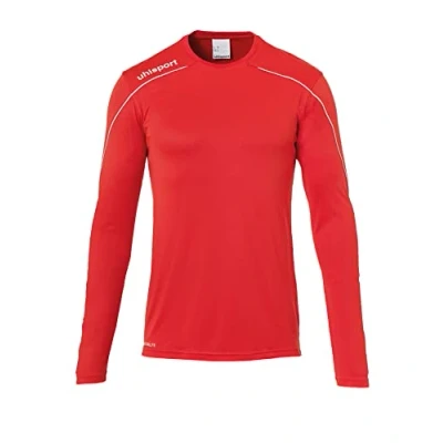 Image de uhlsport Stream 22 Langarm Maillot Homme, Rouge/Blanc, XXXL