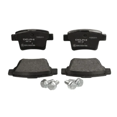 Image de DELPHI LP1957 Jeu de plaquettes frein non préparé pour indicateur d&#039;usure avec tôle anti bruit accessoires FORD: MONDEO 3, 3 Stufenheck