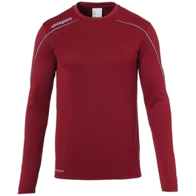 Image de uhlsport Stream 22 Langarm Maillot Enfant, Bordeaux/Skyblau, 164 cm